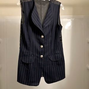 Women Vest, Brand STAR C.C.C. City Clothing Company, Color Navy, Size Medium